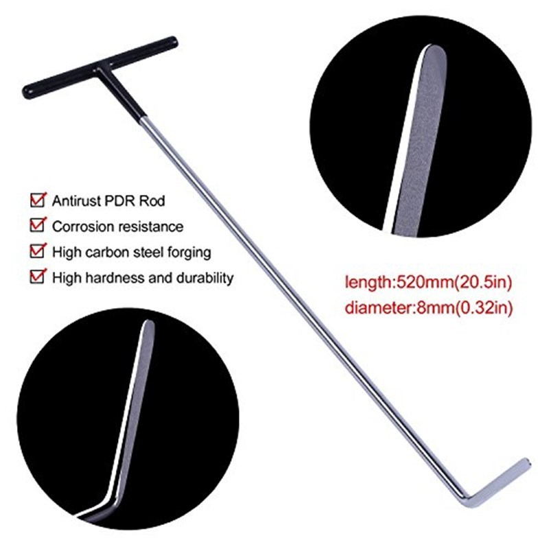 /2pcs/set  Rods Crowbar Paintless Dent Repair  Tools Mini Ro