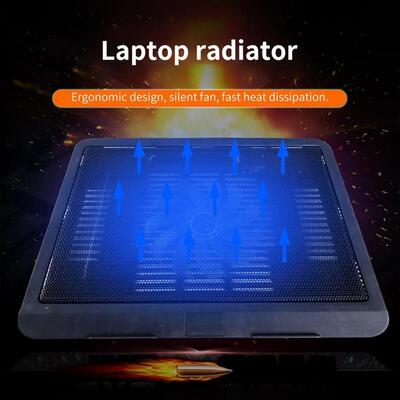 Laptop Cooler Silent Wind Speed Adjustable Portable Gaming N