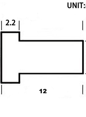 50pcs 10*12mm Meter lead Seal nail for Gas meter seal securi