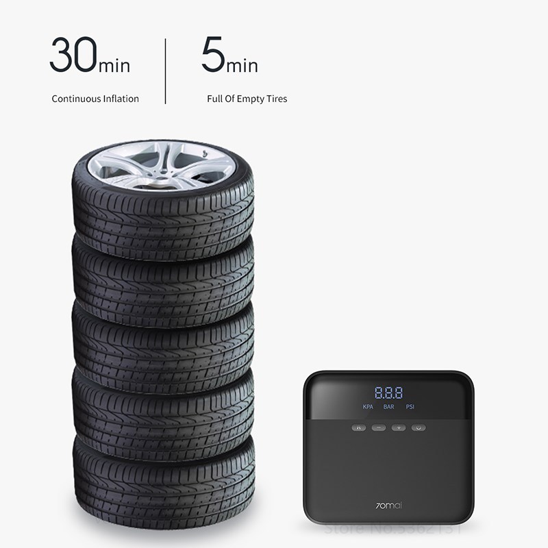 Youpin Portable Digital Air Pump Tire Inflator Tire Pressure