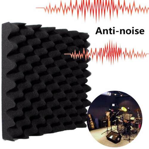 30*30*6cm Soundproofing Foam 1PC Black Acoustic Foam Sound T