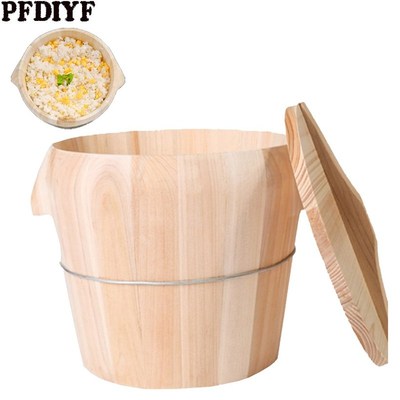 21/24/27cm Bamboo Steamer Steamed Rice Wooden Barrel Rice St