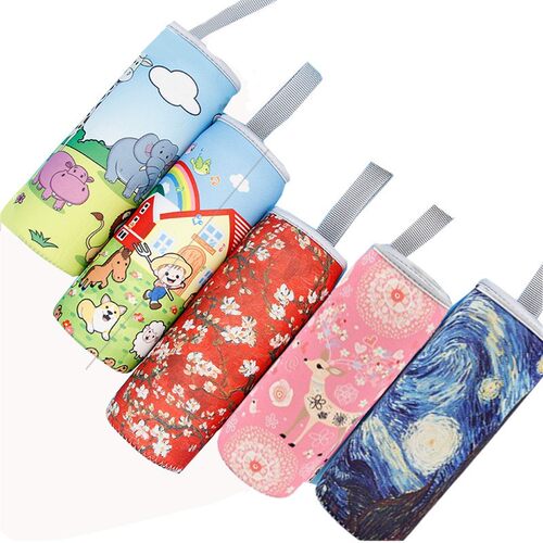 Sport Water Bottle Cover Case Insulated Bag Thermos Cup Pouc
