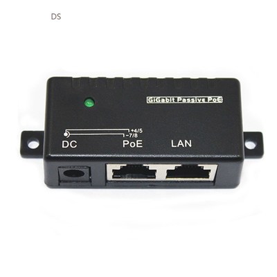 Home Security Power Splitter Gigabit Passive POE Injector Ne