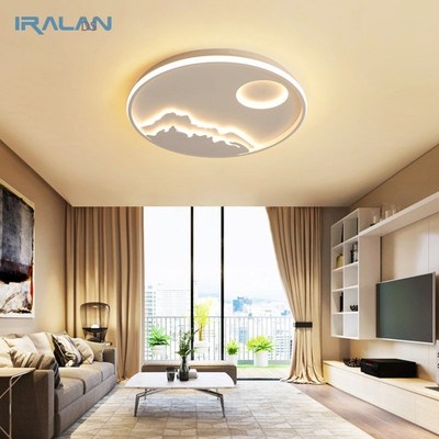 IRALAN Ceiling light led Sun on Mountain Living room dining