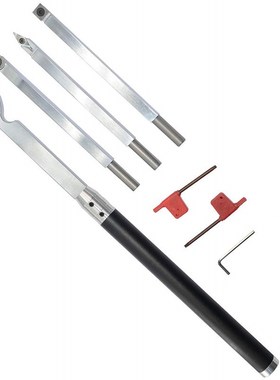 Tipped Wood Turning Tools Set Lathe Rougher Finisher Detaile