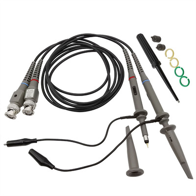 2Pcs P6100 Oscilloscope Scope Clip Probe 100MHz Analyzer All