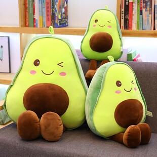 Avocado Food Plush Toys Shaped Fruit Series Cute Kiwi Stuff