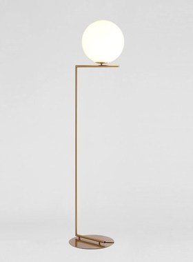 Creative Simple Floor Lamps Glass  Standing Lamp Gold LED ab