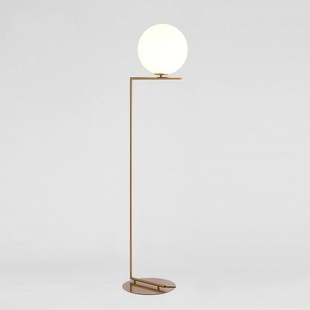 Creative Simple Floor Lamps Glass  Standing Lamp Gold LED ab