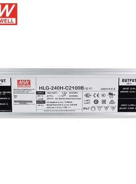 MEAN WELL Dimng LED Power Supply HLG-240H-C2100B 2100mA 250W