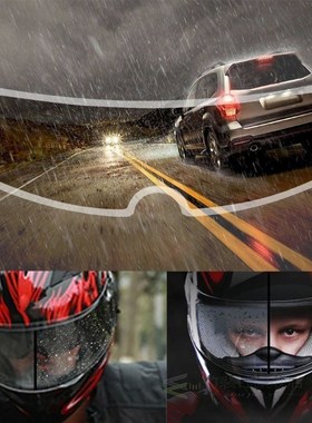 2020 New Universal Motorcycle Helmet Clear Rainproof Film An