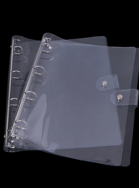 Transparent Color Plastic Clip File Folder A4 Notebook Loose