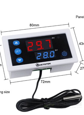 KT3003 Digital Thermostat 12V 24V 110V 220V Temperature Cont