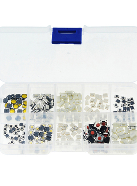 250PCS 10 Types Tactile Push Switch Car Keys Remote Button M