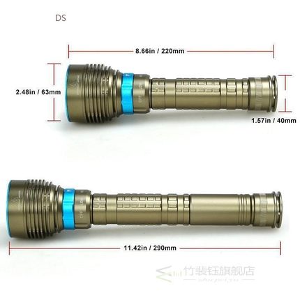 18000LM 7 XML-T6 LED Strong Light Diving Flashlight Torch Pr