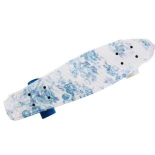 Retro Skateboard Mini Cruiser for Kids Boys Four-Wheel Outdo