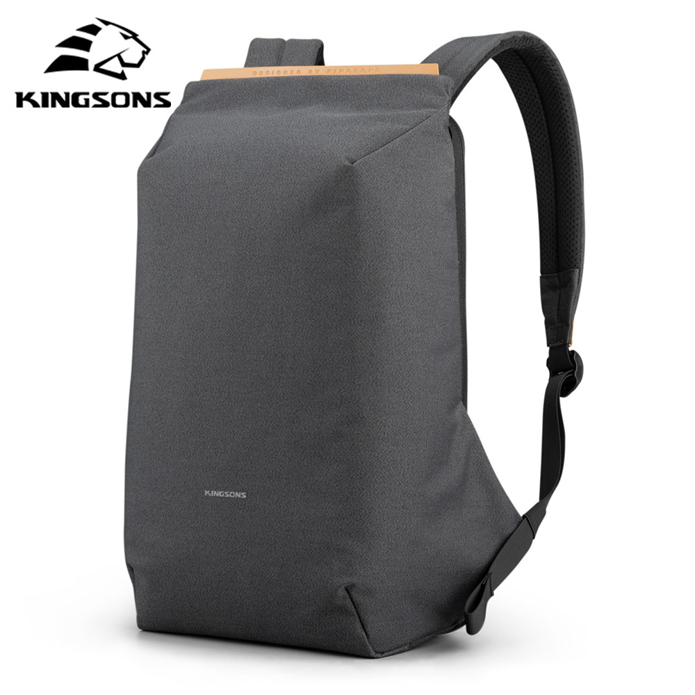 kingsons 2020 new anti theft men backpack 180 degree open u