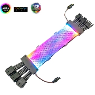 ARGB 6Pin Power Sync 2Pin Cable Extension GPU Illuminated