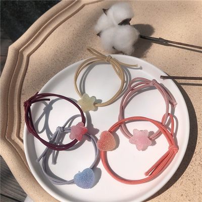 Korean spring and summer net red hair rope star soft candy h