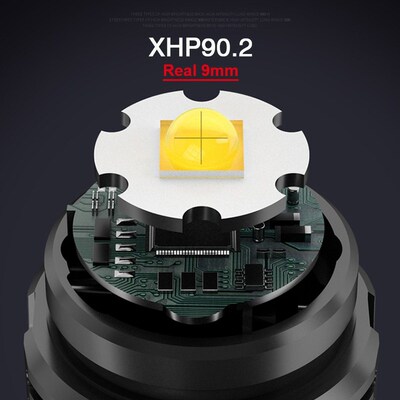 Super Bright Xhp90.2 Most Powerful Led Flashlight Torch Xhp9