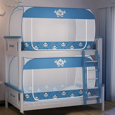 Three-door Student Bunk Bed Mosquito Net Dormitory 5 Sizes Y