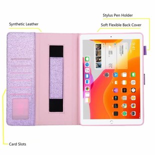 For iPad Pro 10.5 Air 3 Case Cute Bling Glitter Tablet Cover