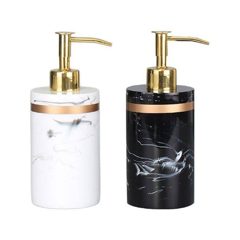 refillable 500ml resin soap dispenser empty bottle reusable