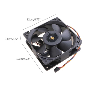 High Speed 120mm Cooling Fan 12cm DF1203812B2FN DC 12V 4.50A