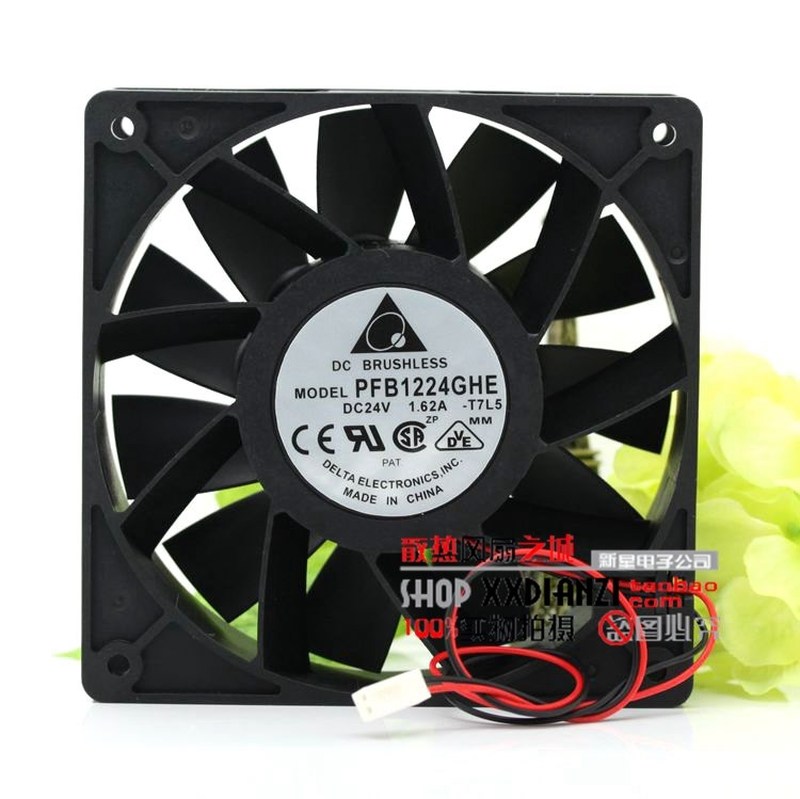 for delta PFB1224GHE 12038 24V 1.62A 12CM 4800PRM  217.79CFM