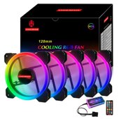 120mm Fan Desktop 12cm Computer Cooling Colorful Discolorati