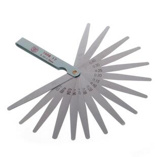 0.02 to 1mm 17 Blade Thickness Gap Metric Filler Feeler Gau