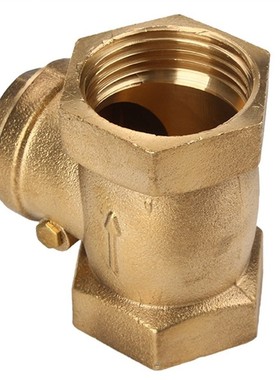 1 Inch BSPP Swing Check Valve Prevent Water Backflow Golden