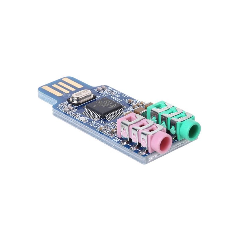 CM108 USB Drive Free Sound Card Laptop Computer External Sou
