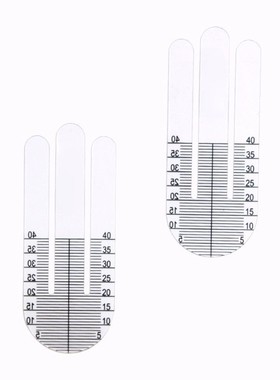 1 Pair Optical PH Ruler Pupil Height Meter Optometry PH Test