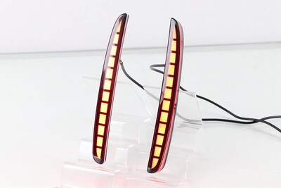 Smoke LED Reflector Rear Bumper Tail Light for Honda Civic T