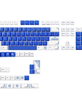135Keys Full Set Customized PBT Lazurite Dye Subbed Keycap C