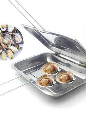 Roast Meat Pan Bake Tray Clams Plate Shellfish Box Outdoor