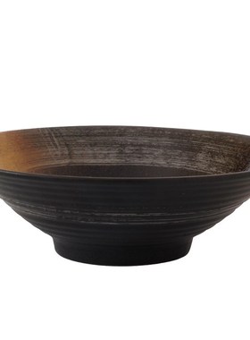 Ceramic large soup bowl household tableware thickened Japane