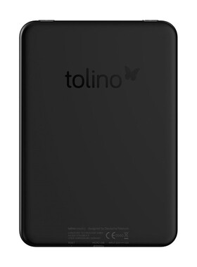 Tab2 flip page Tolino Vision 2 black e-book reader 6 inch e