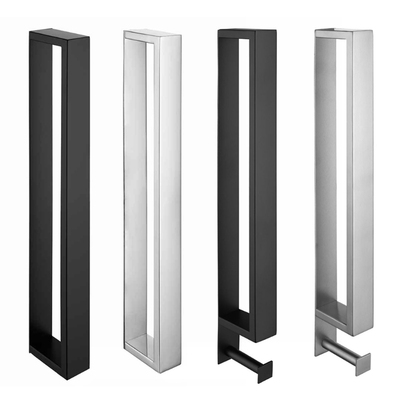 Bathroom Stainless Steel Towel Rack Self-Adhesive Wall Mount