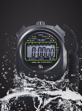 Waterproof Sports Referee Stopwatch Timer Fitness Running Tr