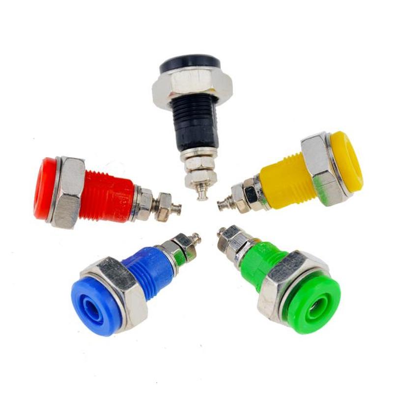 5PCS Colourful 20A Screw Feet 4mm Banana Socket M4*30 Bindin