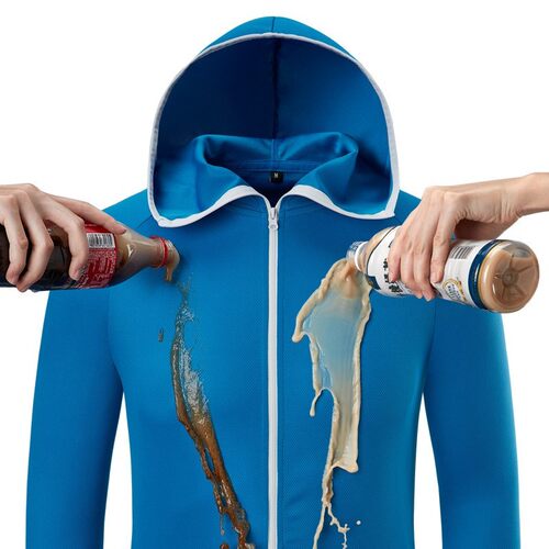 Ice silk Water Repellent Fishing  Clothes Tech Hydrophobic C