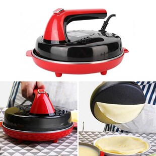 220V Non-stick Electric Crepe Maker Pizza Pancake Baking Pan