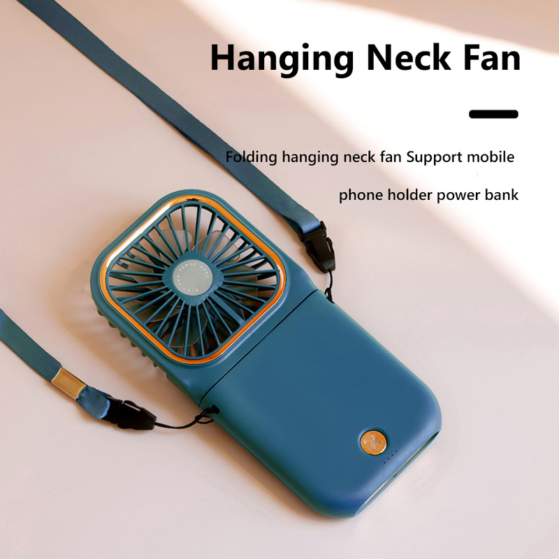 F30 Mini Portable Necklace Fan 3000mAh Battery Operated