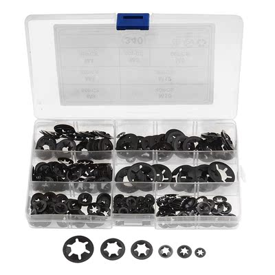 340PCS /BOX M3-M12 Internal Tooth Starlock Washers Quick Spe