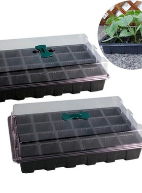 24-Hole Home Garden Balcony Nursery Seedling Tray Plant Grow