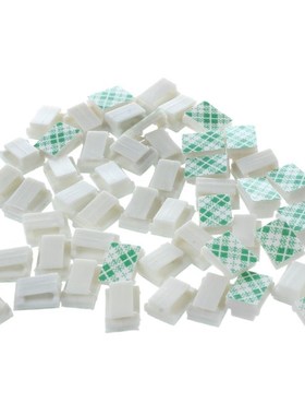 Self-adhesive Wire Bundle Holder Tie Mount Clip, 7 mm Width,