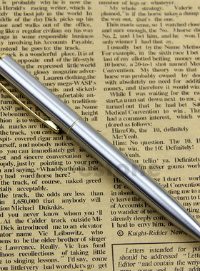 Stainless Steel Metal Push Ballpoint Pen Baoer 37 Ball Point